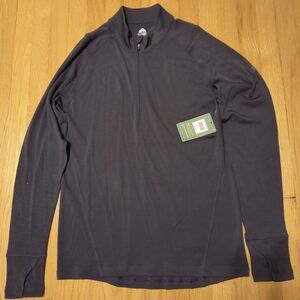 Merino wool 1/4 zip base layer